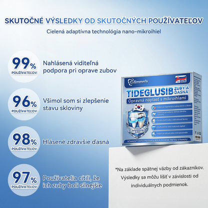 🦷𝐆𝐥𝐢𝐦𝐦𝐞𝐫𝐥𝐲® Tideglusib zuby a dasna Opravná náplasť s mikroihlami  | Pokročilé zubné pásiky s aktiváciou kmeňových buniek (obnova skloviny a dentínu • posilnenie ďasien • odstránenie zubného kameňa a zápachu • zastavenie citlivosti zubov)) 3.0
