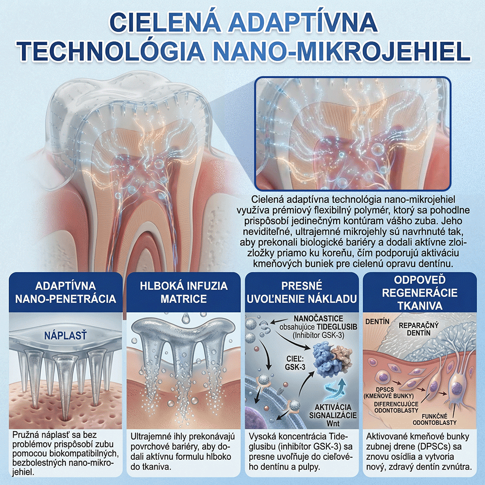 🦷𝐆𝐥𝐢𝐦𝐦𝐞𝐫𝐥𝐲® Tideglusib zuby a dasna Opravná náplasť s mikroihlami  | Pokročilé zubné pásiky s aktiváciou kmeňových buniek (obnova skloviny a dentínu • posilnenie ďasien • odstránenie zubného kameňa a zápachu • zastavenie citlivosti zubov)) 3.0