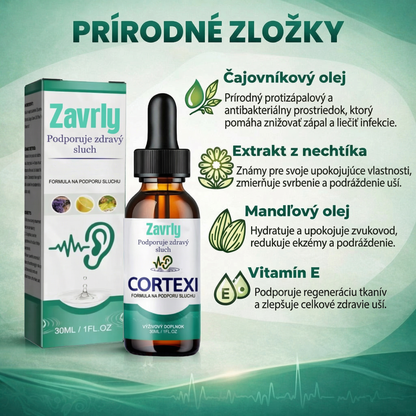 Zavrly Ušné kvapky proti tinnitu pre čisté uši a maximálne pohodlie – okamžitá úľava od tinnitu a nepohodlia v ušiach🎶